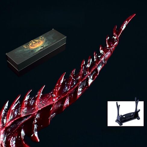 Superbuybox Elden Ring DLC Shadow of Erdtree Reduvia Blood Blade Giftbox Martial Art Knife Dagger Game Collection Party Supplies Desk Decoration w/Display Stand in Saudi Arabia