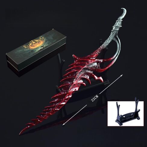 Superbuybox Elden Ring DLC Shadow of Erdtree Reduvia Blood Blade Giftbox Martial Art Knife Dagger Game Collection Party Supplies Desk Decoration w/Display Stand in Saudi Arabia