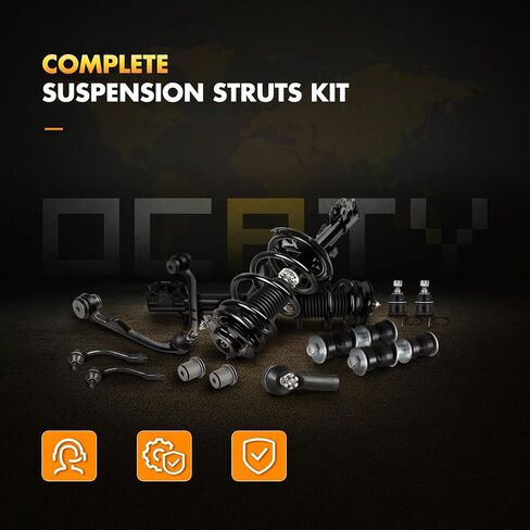 OCPTY Front Rear Complete Strut Assemblies For Dodge Journey 2011 12 13 14 15 16 17 18 2019 Suspension Kit Full Set With 4 Coil Spring 4 Sway Bar Links Replaces 172509 172896 K750382 8pcs in Kuwait