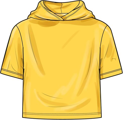 Simplicity SS3013A حزمة نمط خياطة تي شيرت وجينز للأطفال الصغار، رمز التصميم S3013، المقاسات 1/2-1-2-3-4، متعدد الألوان in Kuwait