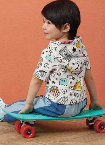 Simplicity SS3013A حزمة نمط خياطة تي شيرت وجينز للأطفال الصغار، رمز التصميم S3013، المقاسات 1/2-1-2-3-4، متعدد الألوان in Kuwait