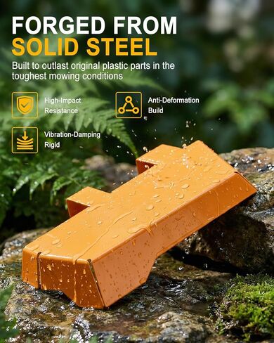 Steel Fender Kit Compatible with Cub Cadet Ultima Series ZT1 ZT2 ZT3 Zero-Turn Mowers, Heavy Duty Replacement Rear Mud Guards, Yellow Powder Coated Finish in Saudi Arabia