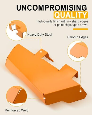 Steel Fender Kit Compatible with Cub Cadet Ultima Series ZT1 ZT2 ZT3 Zero-Turn Mowers, Heavy Duty Replacement Rear Mud Guards, Yellow Powder Coated Finish in Saudi Arabia