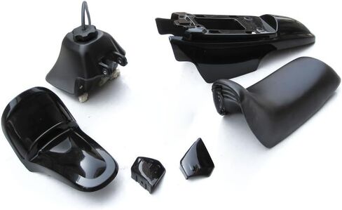 PLASTIC SET FOR PW50 SEAT GAS TANK KIT BLACK COLOR PS36 in Saudi Arabia