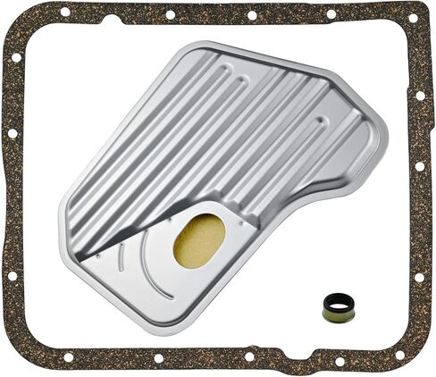 4L60E Transmission Filter Pan Kit with Gasket (Shallow Pan) 25174487 Compatible with Chevy GMC Cadillac Buick Pontiac Silverado 1500 Tahoe Savana Yukon Envoy K1500 Escalade in Saudi Arabia