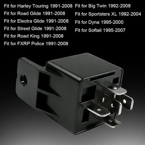 31504-91A Starter Relay for Harley 1991-2008 Touring Road Glide Electra Glide Street Glide Road King for FXRP Police for 1992-2008 Big Twin,1992-2004 Sportsters XL,1995-2000 Dyna,1995-2007 Softail in Saudi Arabia