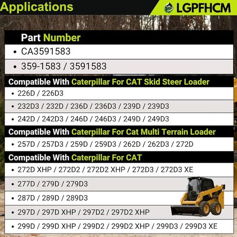 359-1583 3591583 مجموعة محرك منفاخ 12 فولت مناسبة لشركة كاتربيلر للجرافة الانزلاقية CAT 226D 232D 236D 239D 242D 246D 249D 257D 279D 297D 299D 299D3 لجرافة المسار المدمجة # CA3591583 in Kuwait