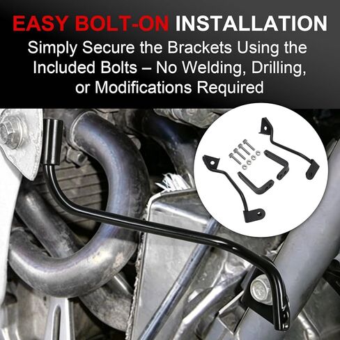 Front Fender Bracket Kit for Honda 400ex TRX 1999-2007–Complete Upgrade Set with 2 Support Brackets & Bolts, Bolt-On Installation, Thicker Iron for Added Strength, Durable in Kuwait