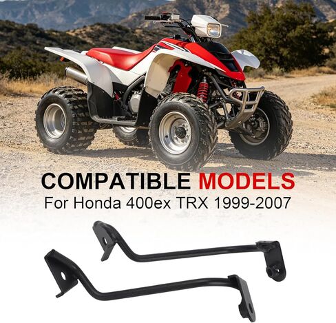 Front Fender Bracket Kit for Honda 400ex TRX 1999-2007–Complete Upgrade Set with 2 Support Brackets & Bolts, Bolt-On Installation, Thicker Iron for Added Strength, Durable in Kuwait