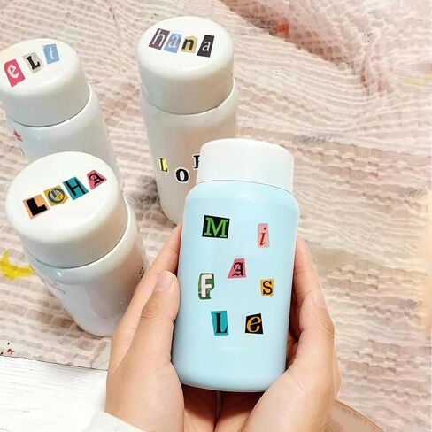 287PCS Magazine Letter Stickers Vintage Stickers, 4 Sheet Scrapbook Letters Stickers Alphabet Sticker for Scrapbooking Supplies,Diary DIY Art Album Paper Crafts in Saudi Arabia