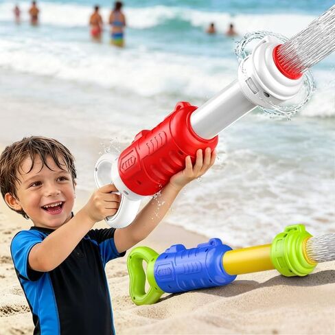 2 Pack Water Gun for Kids - 40 Feet Long Range, Large Capacity Water Blaster, Summer Water Toys Outdoor Pool and Beach Toy for Boys Girls Ages 4-8 8-12 in Saudi Arabia