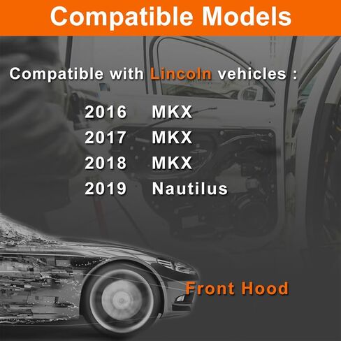 Hood Latch Compatible with 2016 2017 2018 MKX, 2019 Nautilus Front Hood Lock Actuator in Kuwait