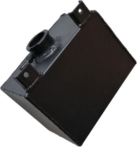 New Universal Aluminum Overflow Expansion Bottle Coolant Reservoir Tank With Cap BLACK in Saudi Arabia
