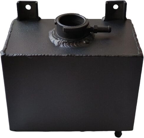 New Universal Aluminum Overflow Expansion Bottle Coolant Reservoir Tank With Cap BLACK in Saudi Arabia