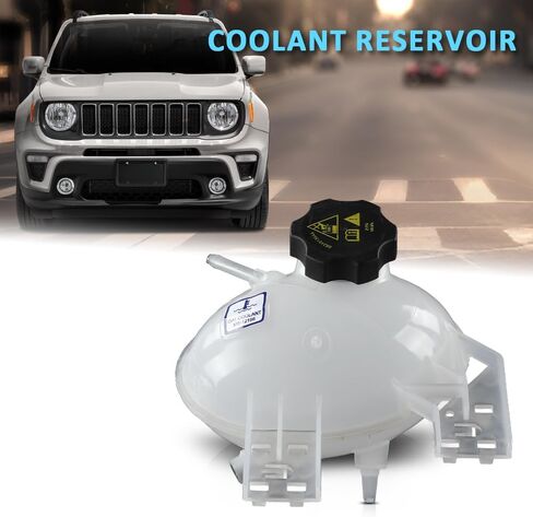 خزان توسيع خزان سائل التبريد من CHEDA متوافق مع Fiat 500X 2016-2018، متوافق مع Jeep Compass 2017 -2022/ Fit Jeep Renegade 2015-2021 68289857AA، 68327756AA، CH3014170 in Kuwait
