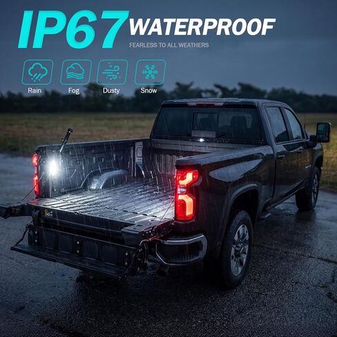 2-Pack LED Cargo Bed Lights Compatible with 2019-2026 Silverado/Sierra 1500 2500HD 3500HD | 2024+ Sierra EV, 2025+ Escalade IQ | White Cargo Area Lamp | Direct Replacement for 84308146, 84659238 in Saudi Arabia