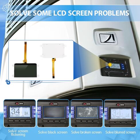 استبدال الشاشة للناقل Transicold X4 7500 7300 X3 2500 Vector 8500 8600MT APX عرض وحدة المعالجات الدقيقة استبدال شاشة السيارة مع أدوات إصلاح in Kuwait