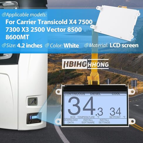 استبدال الشاشة للناقل Transicold X4 7500 7300 X3 2500 Vector 8500 8600MT APX عرض وحدة المعالجات الدقيقة استبدال شاشة السيارة مع أدوات إصلاح in Kuwait