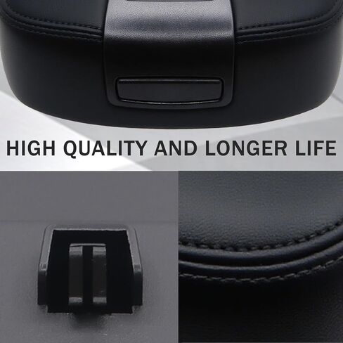 Center Console Lid Armrest Cover Replacement for 2007-2014 Chevy Silverado/Tahoe/Suburban/Avalanche/GMC Sierra/Yukon/Yukon XL Accessories, Replaces 15217111, 15941534, 19328718, Black in Saudi Arabia