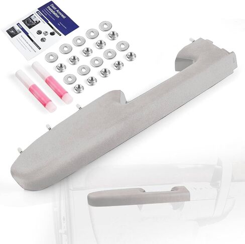 22818465 Front Left Driver Door Armrest Repair Kit, Direct Replacement with Door Release Handle Below Armrest, Compatible with Chevy Silverado & GMC Sierra 1500 2500/3500HD 2010-2014, Black in Kuwait