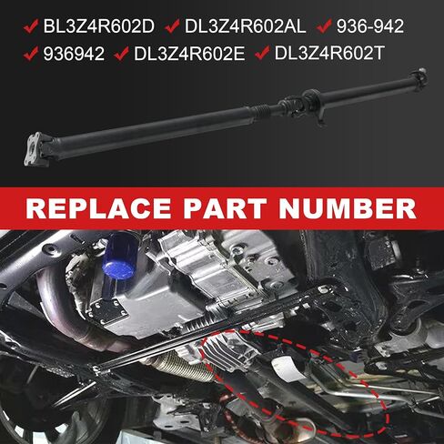 مجموعة عمود المحرك الخلفي BL3Z4R602D استبدال لفورد F150 2011 2012 2013 2014 V6 3.5L طاقم الكابينة بيك اب 4WD ناقل الحركة الأوتوماتيكي دعامة عمود الإدارة يستبدل 936942 DL3Z4R602AL DL3Z4R602E in Kuwait