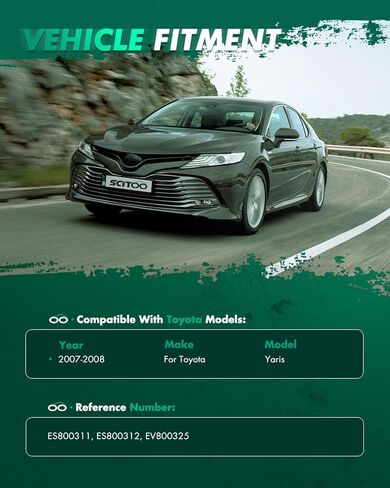SCITOO 4 قطعة طقم تعليق ل 2007 2008 لتويوتا لياريس-مع أجزاء التعليق الداخلية التعادل رود نهاية الخارجي التعادل رود النهاية in Kuwait
