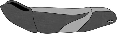 BlackTip Jetsports Vinyl Seat Cover Compatible with Kawasaki 1998-1999 1100 STX (Red/Dark Gray) in Saudi Arabia