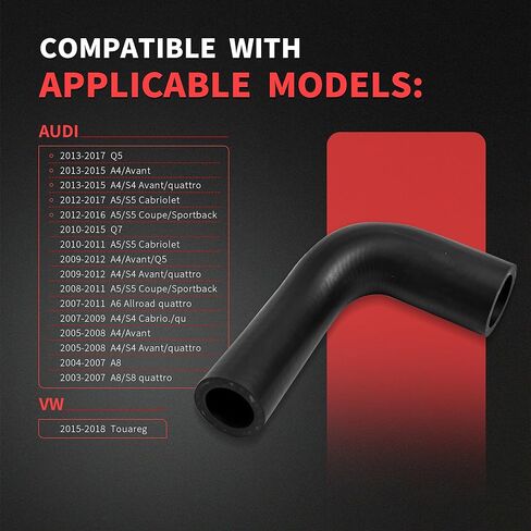 06E121082C Engine Radiator Coolant Hose Compatible with Audi A4 A5 A6 A7 A8 Q5 Q7 Fit For VW Touareg 06E 121 082 C in Saudi Arabia