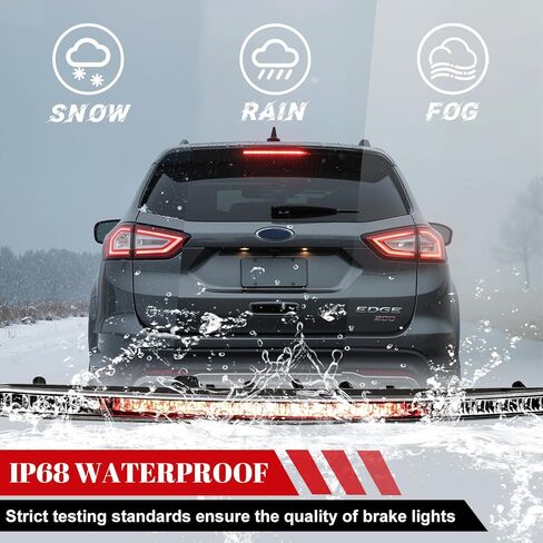 923-133 High Mount Third Brake Light for Ford Edge 2015-2024, FT4Z13A613A LED Stop Lamp Assembly, Direct OE Replacement, Waterproof High Visibility Rear Light in Saudi Arabia