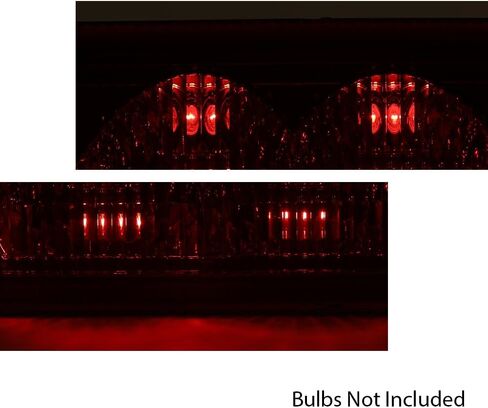 PIT66 Third 3rd Brake Light Lamp Assembly Compatible with Ford E150 E250 2008-2014 Fit Ford E350 Super Duty 2008-2014 6C2Z-13A613-A, 6C2Z13A613A Red Lens in Kuwait
