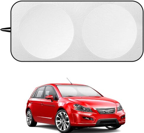 Car Windshield Sunshade, UV Protection Sun Visor, Portable Windscreen Cover, 59 x 27.5 Inches in Saudi Arabia