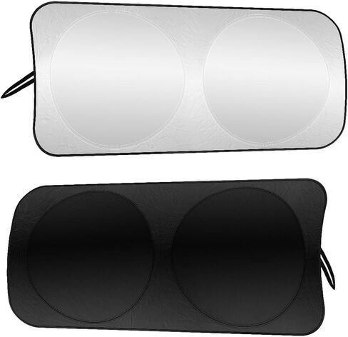 Car Windshield Sunshade, UV Protection Sun Visor, Portable Windscreen Cover, 59 x 27.5 Inches in Saudi Arabia