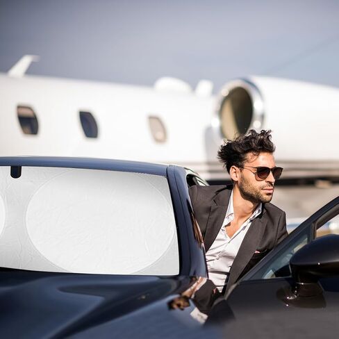 Car Windshield Sunshade, UV Protection Sun Visor, Portable Windscreen Cover, 59 x 27.5 Inches in Saudi Arabia