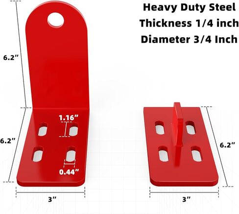 Heavy Duty Zero Turn Lawn Mower Trailer Hitch Compatible with Ferris & Simplicity IS5100Z, IS2000Z, IS1500Z, IS500Z, IS600Z, IS700Z, 3/4" Hitch Socket Hole in Saudi Arabia