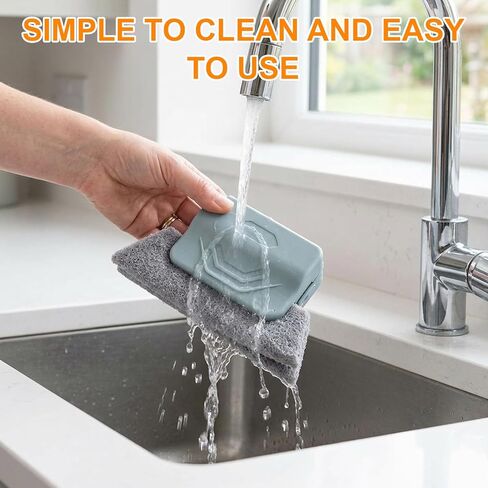 Window Track Cleaner, Window Track Cleaning Tools, Magic Window Track Cleaner with 6 Gap Brushes, 4 Large and 2 Long Brushes for Window Sill Cleaning, Efficient Window Track Cleaning Tools in Saudi Arabia