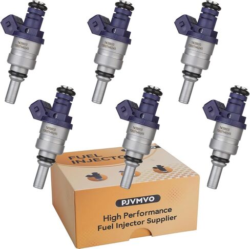 حاقن الوقود M54 3.0 2001-2006، متوافق مع/BMW X5 3.0L، متوافق مع/BMW 530i 330i 330Ci 330Xi، |2 فتحة| |مجموعة من 6| |OE#7546245| in Kuwait
