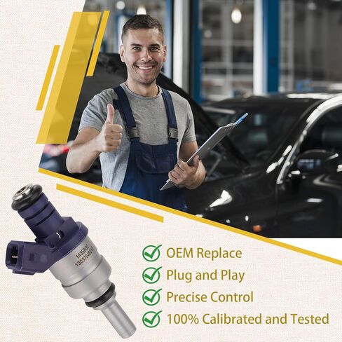 حاقن الوقود M54 3.0 2001-2006، متوافق مع/BMW X5 3.0L، متوافق مع/BMW 530i 330i 330Ci 330Xi، |2 فتحة| |مجموعة من 6| |OE#7546245| in Kuwait