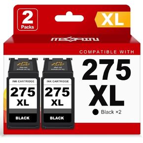 MEGAIN 275XL Ink Cartridges Replacement for Canon PG-275 275XL PG-275XL for Canon PIXMA Printer TS3500 TS3522 TS3700 TS3722 TR4700 TR4720 TR4722 Printers Ink Cartridge (2-Black Combo Pack, 2-Pack) in Saudi Arabia