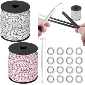 Tent Pole Repair Kit 200ft Tent Pole Shock Cord 1/8'' Elastic Bungee Cord Replacement with Lead Wire and Washers in Kuwait
