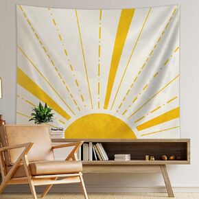 SUOTEMEIFEI Boho Sun Tapestry,Colorful Sunshine Tapestry Sunset Landscape Abstract Aesthetic Wall Bedroom Living Room Decor College Dorm Wall Hanging in Saudi Arabia
