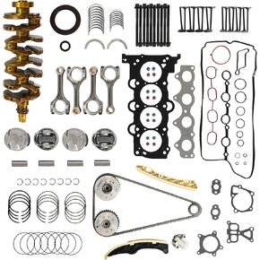 G4FJ 1.6 Turbo Overhaul Rebuild Kit w/Crankshaft Timing Chain VVT Kit Piston Connecting Rods Fit For Hyundai Kona Elantra Kia Forte/Forte5 Optima Seltos 1.6L Turbo 2015-2020 23110-2B710 24370-2B700 in Saudi Arabia