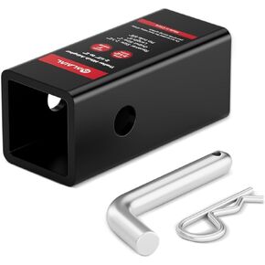 2.5 to 2 Inch Hitch Reducer Sleeve for Ram 2500 3500 Accessories, Heavy-Duty Trailer Hitch Receiver Adapter with 5/8" Pin & Clip for Bike Racks, Cargo Carriers and Boat Trailers in Saudi Arabia