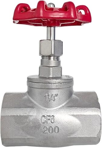 صمام إيقاف من الفولاذ المقاوم للصدأ 304 مباشرة من خلال J11W-16P DN15 4 دقائق 1/2 بوصة (DN32 1 1/4 بوصة 1.2寸) in Kuwait