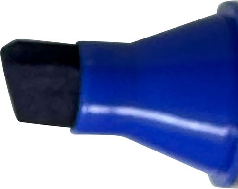 Bild Jumbo Permanent Markers, Chisel Tip, Blue, Waterproof Quick-Drying Ink, Extra Large Thick Wide Tip for Cardboard, Posters, Shipping Boxes (Blue) in Saudi Arabia
