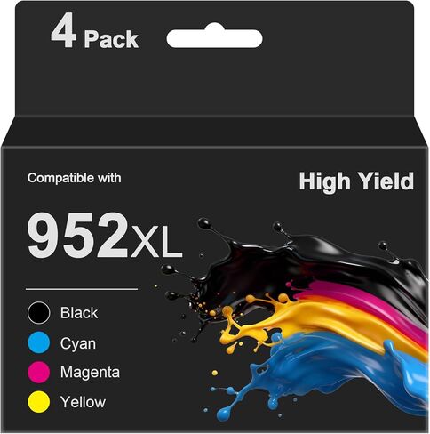 952 952XL Ink Cartridges Office Jet Pro 8710 7740 for HP 952XL 952 HP952 HP952XL Ink Cartridges Combo Pack Work with HP Office Jet Pro 7740 8710 8720 8210 7720 8730 8216 8715 8725 8740 Office Jet 8702 in Kuwait