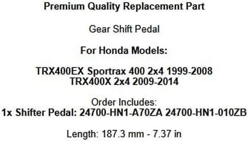 Replacement for Honda Gear Shift Shifter Lever Pedal fits TRX400EX 400 2x4 1999-2008 OEM in Kuwait