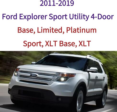 شفرة ذراع الممسحة الخلفية لـ 2011 2012 2013 2014 2015 2016 2017 2018 2019 Ford Explorer Base Limited Platinum Sport XLT Base XLT Sport Utility 4 أبواب 2.0L 2.3L 3.5L ذراع ممسحة الزجاج الأمامي الخلفي in Kuwait