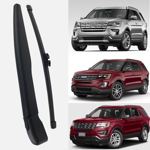 شفرة ذراع الممسحة الخلفية لـ 2011 2012 2013 2014 2015 2016 2017 2018 2019 Ford Explorer Base Limited Platinum Sport XLT Base XLT Sport Utility 4 أبواب 2.0L 2.3L 3.5L ذراع ممسحة الزجاج الأمامي الخلفي in Kuwait