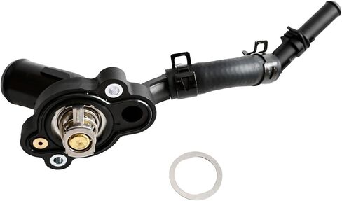 MITZONE Engine Coolant Thermostat Housing Assembly Compatible with 2007-2010 Dodge Magnum Challenger Charger 2007-2010 Chrysler 300 3.5L in Kuwait