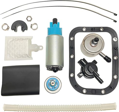 62897-01B Fuel Pump W/Regulator &Seal Fit for Harley Davidson Heritage Softail Deluxe Fat Boy Night Train Springer FLST FXST CVO FLSTC FLSTCI 2001-07 75126-06A 62897-01 61342-00A 62897-01A 75132-06 in Kuwait